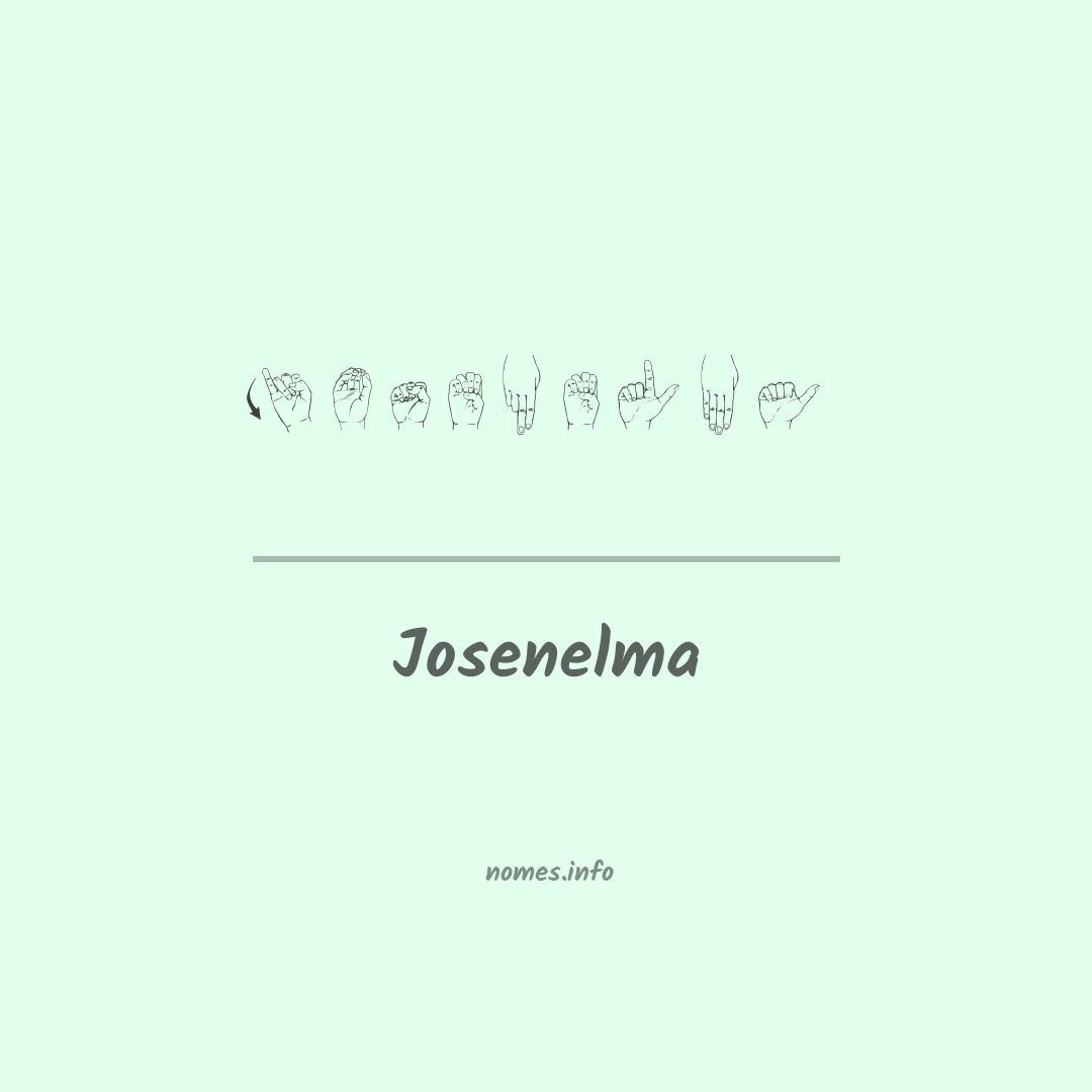Josenelma em Libras