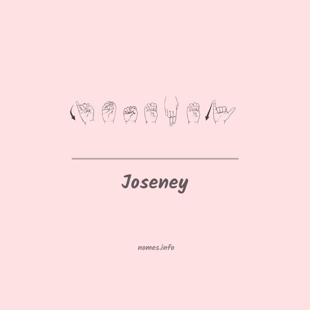 Joseney em Libras