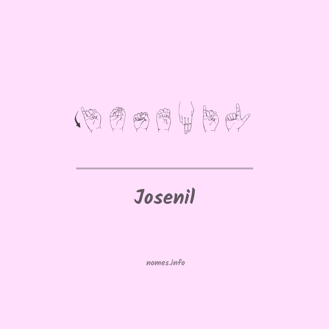 Josenil em Libras