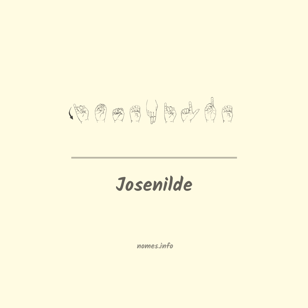 Josenilde em Libras