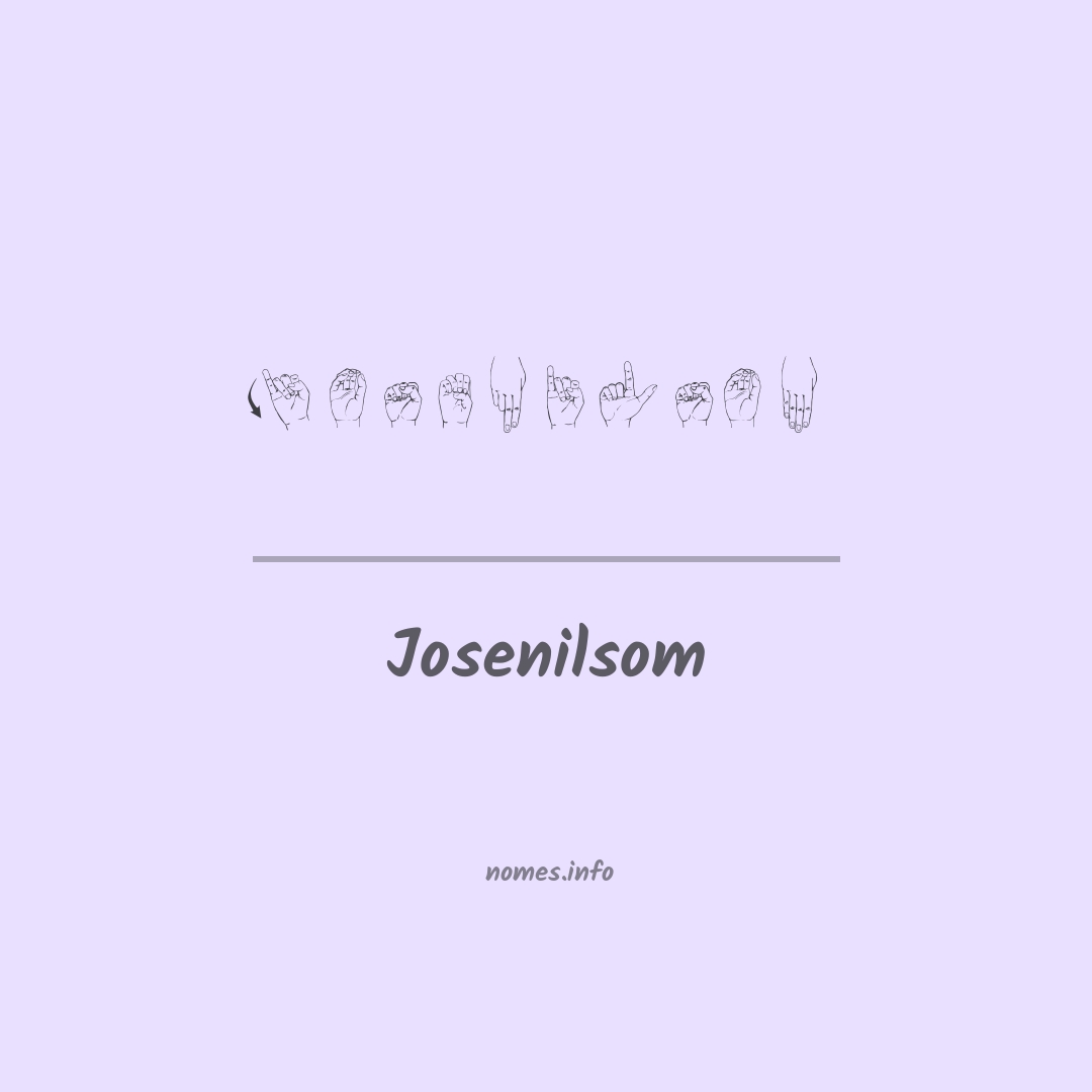 Josenilsom em Libras