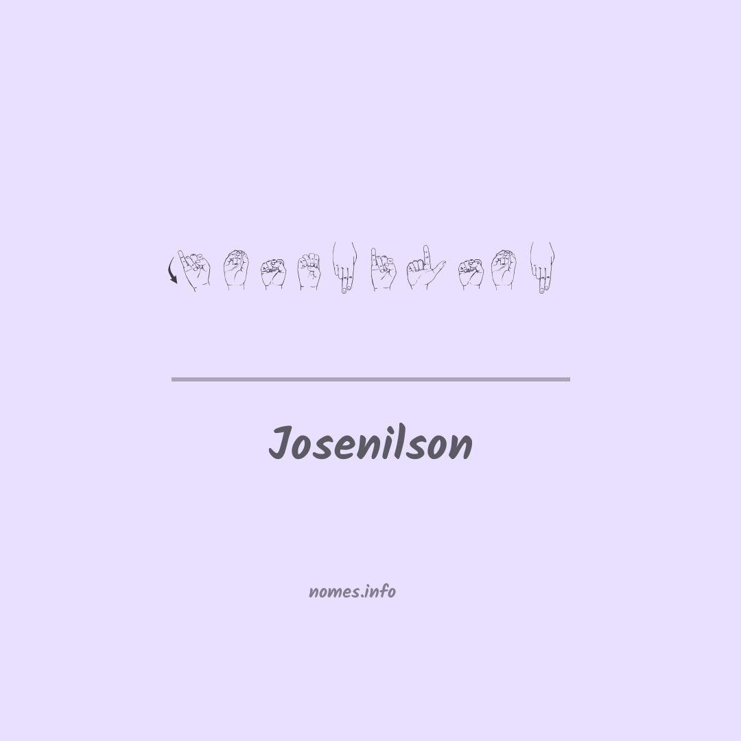 Josenilson em Libras