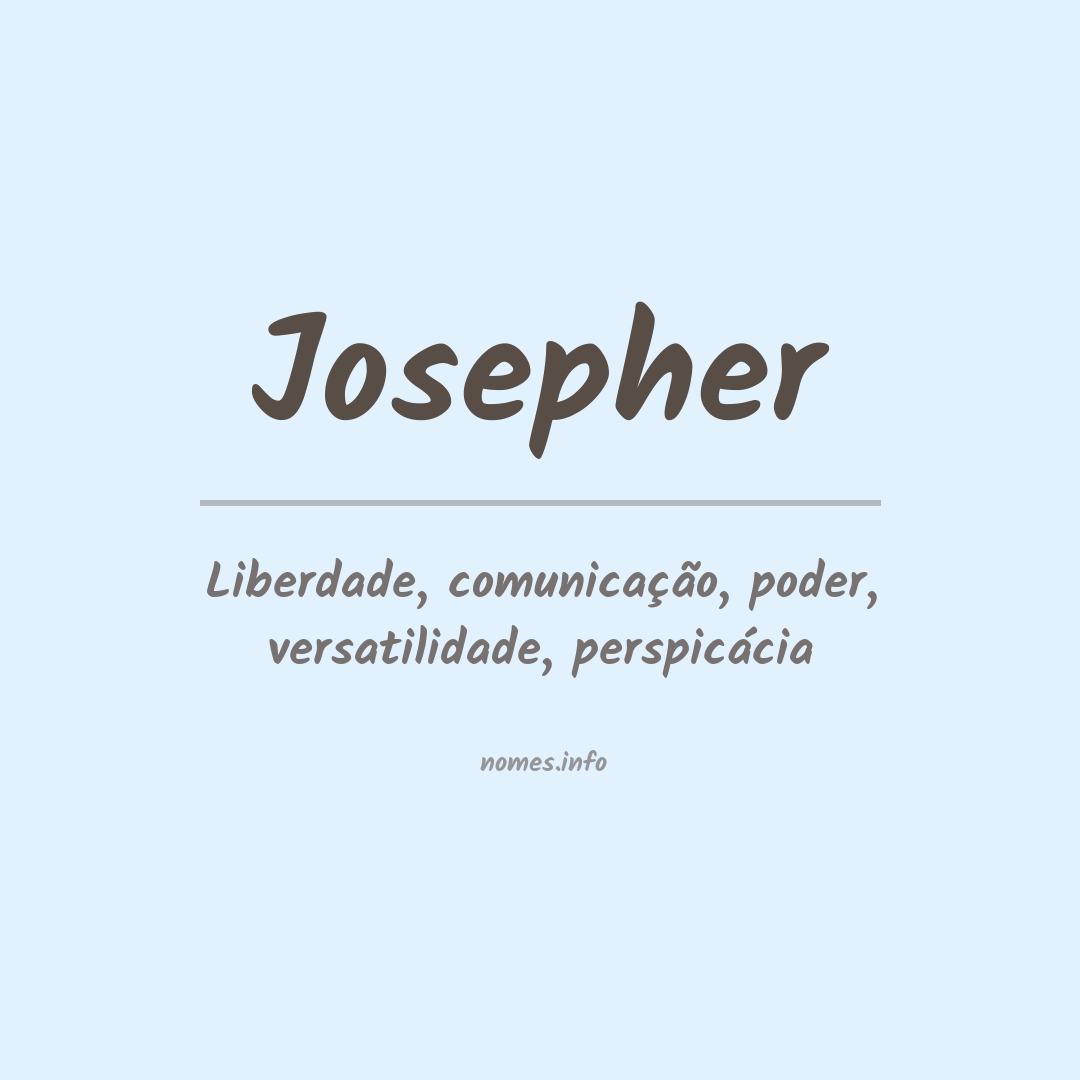 Significado do nome Josepher