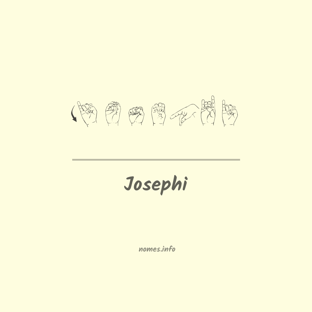Josephi em Libras