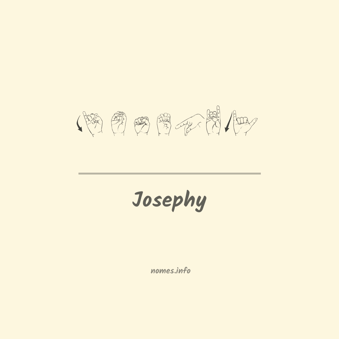 Josephy em Libras
