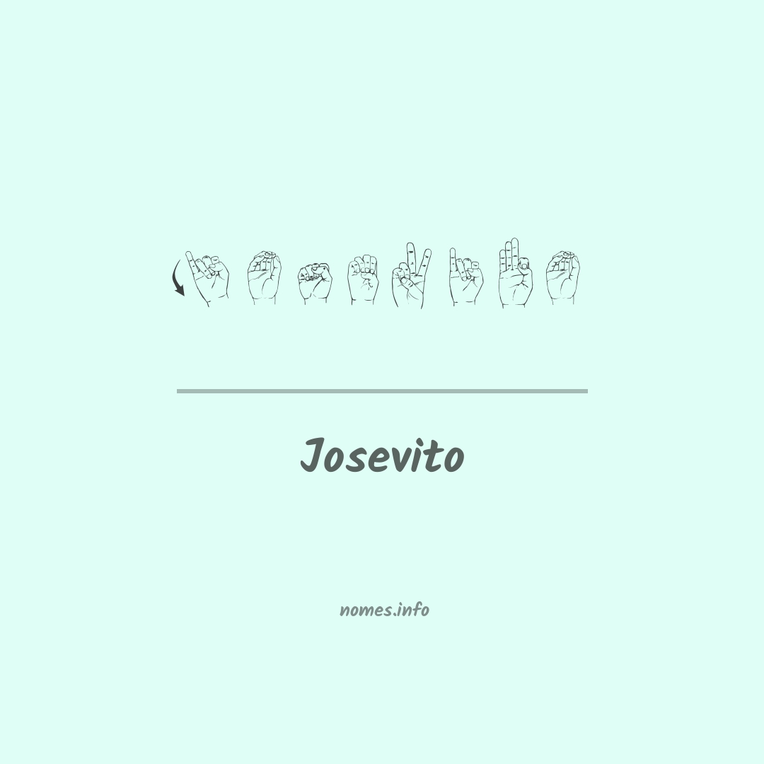 Josevito em Libras