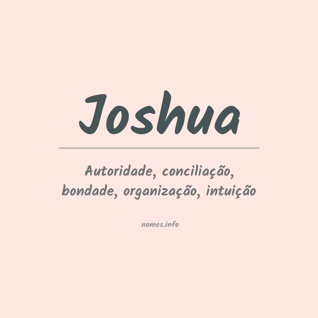 Significado do nome Joshua