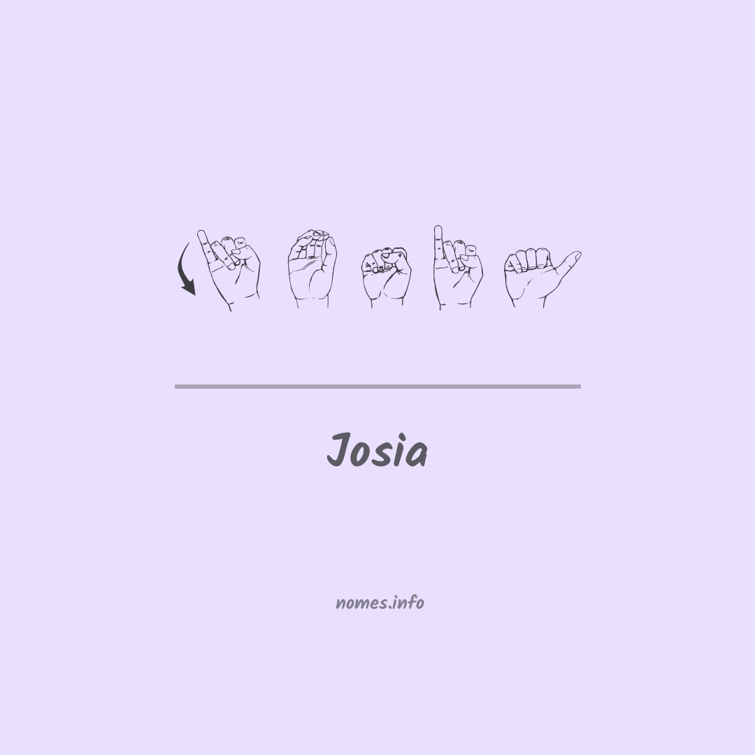 Josia em Libras