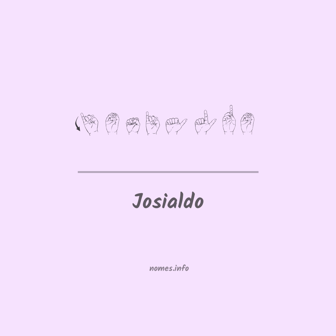 Josialdo em Libras