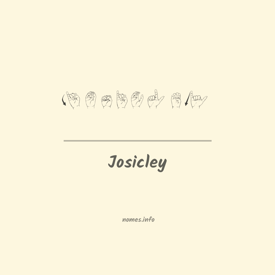 Josicley em Libras