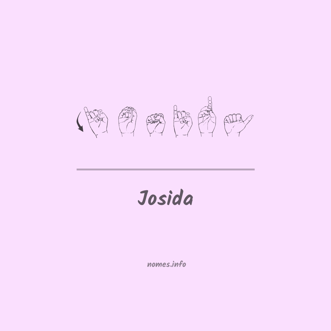Josida em Libras