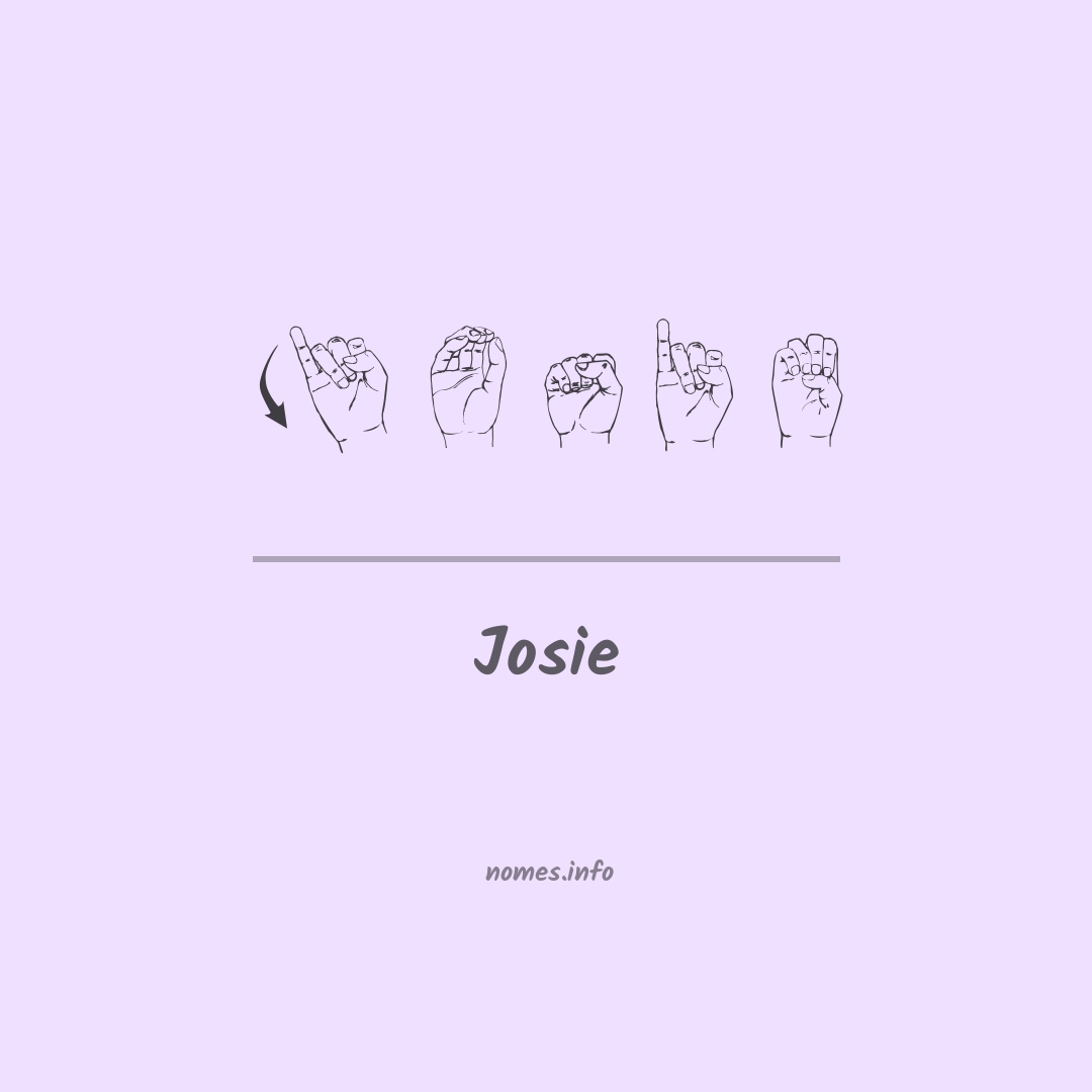 Josie em Libras