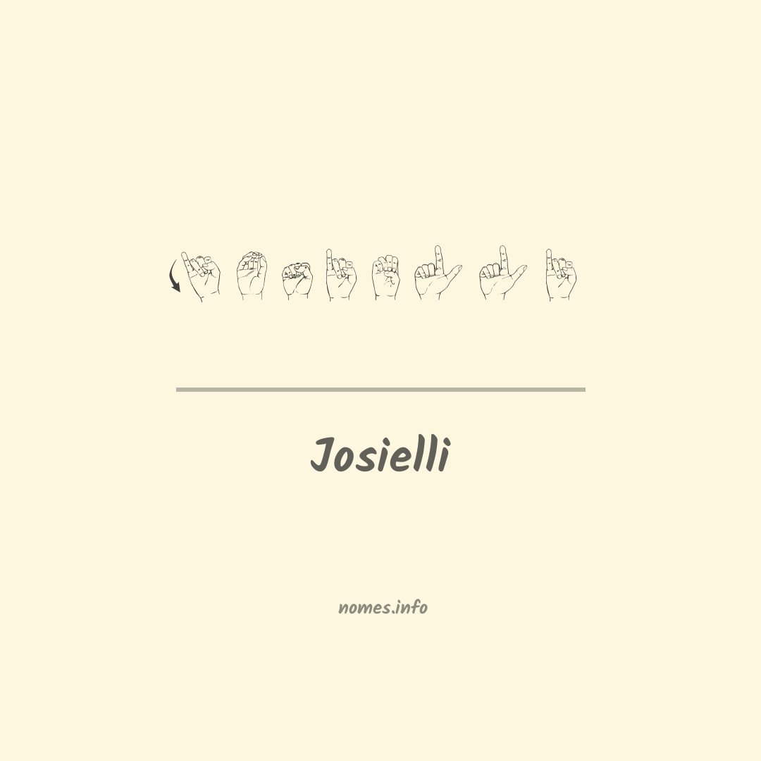 Josielli em Libras