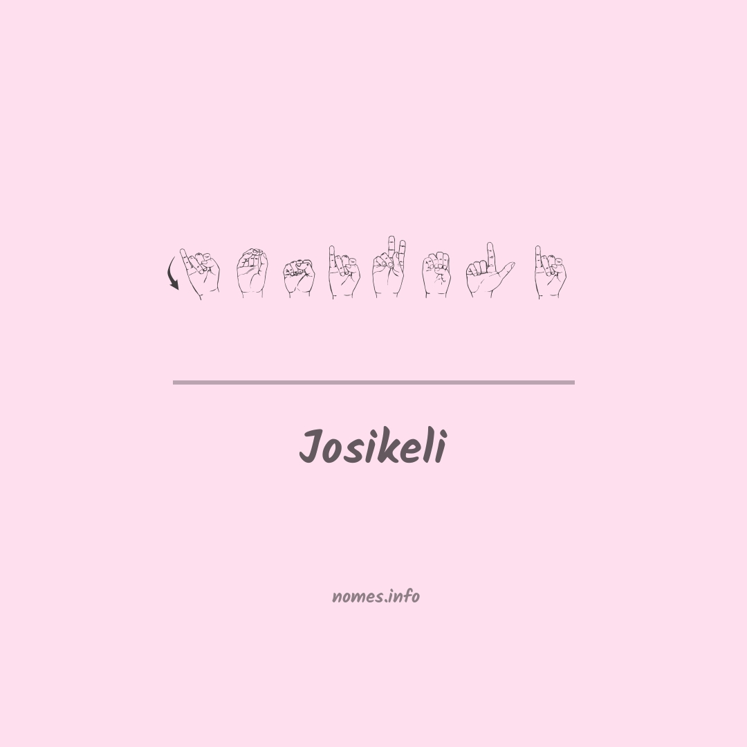 Josikeli em Libras