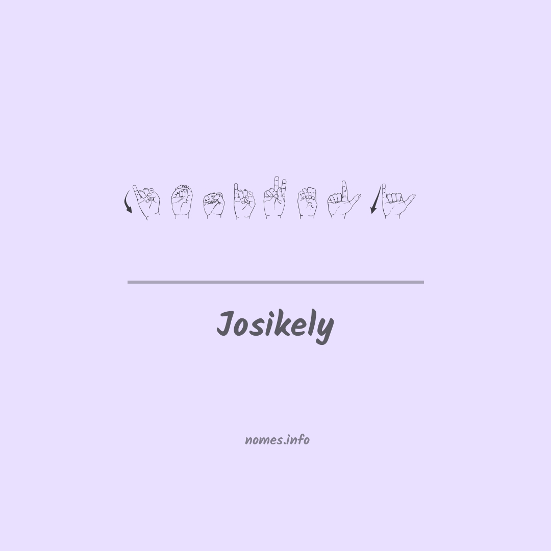 Josikely em Libras