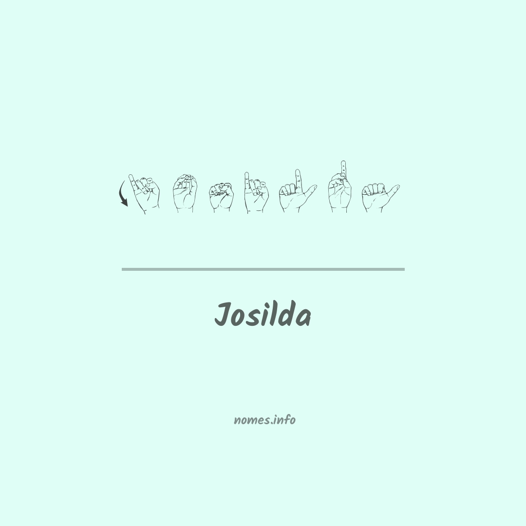 Josilda em Libras