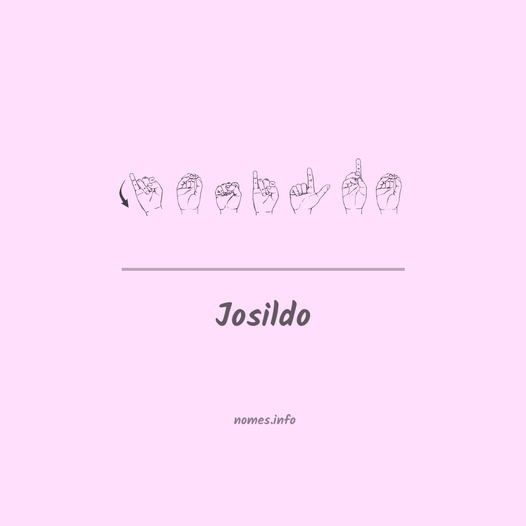 Josildo em Libras