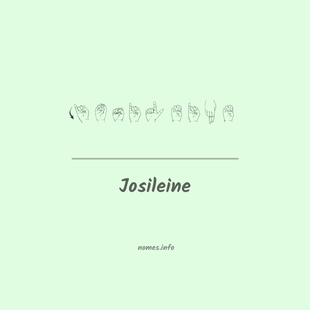 Josileine em Libras