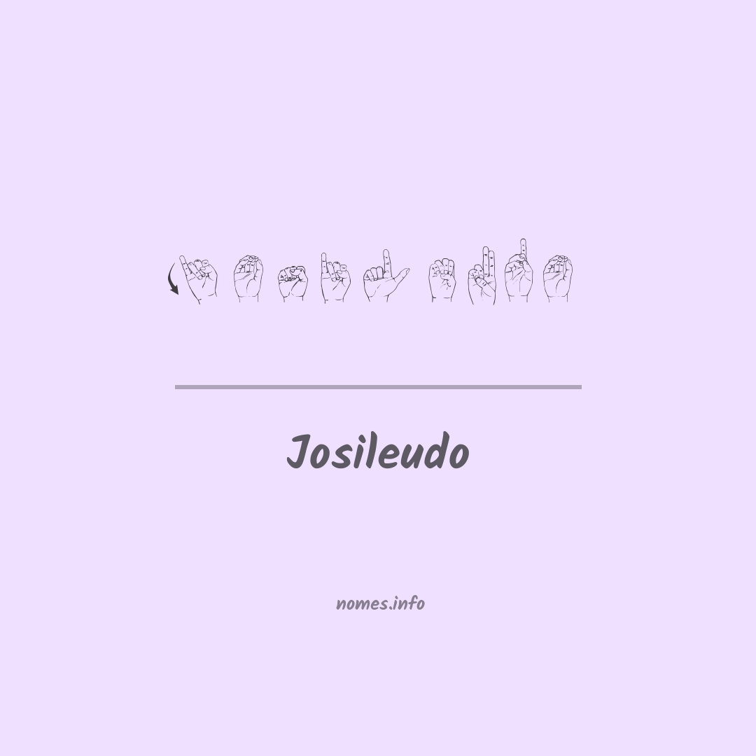 Josileudo em Libras