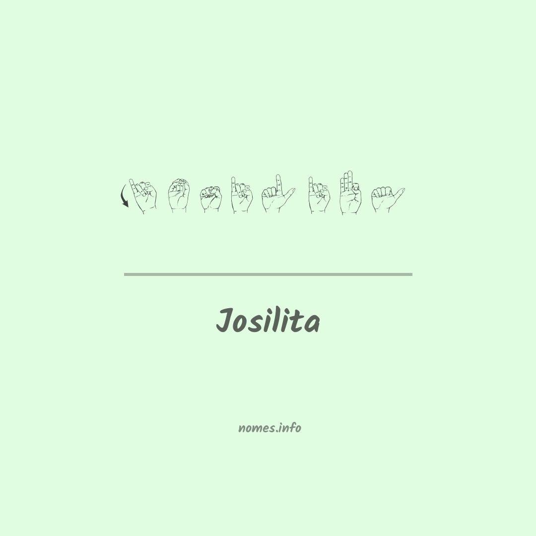 Josilita em Libras