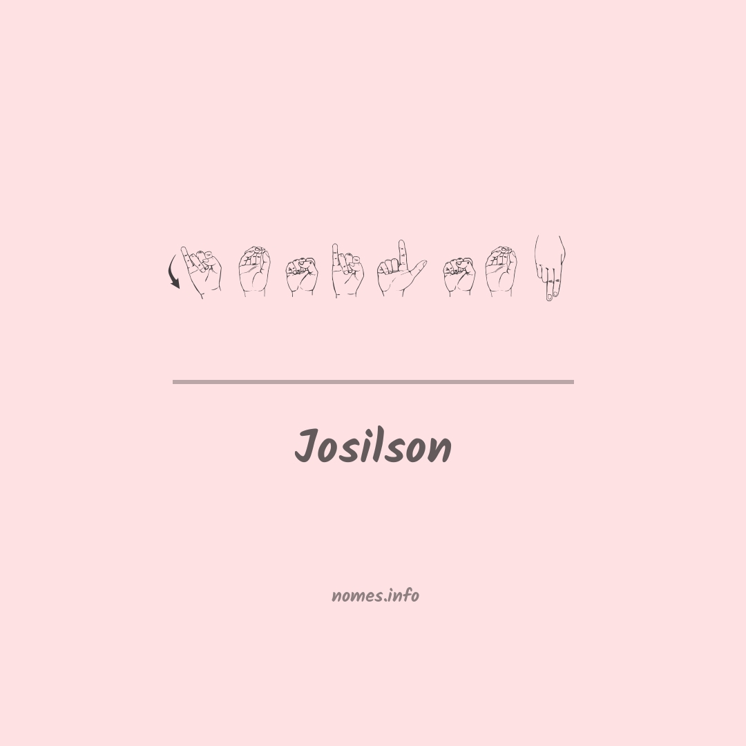Josilson em Libras