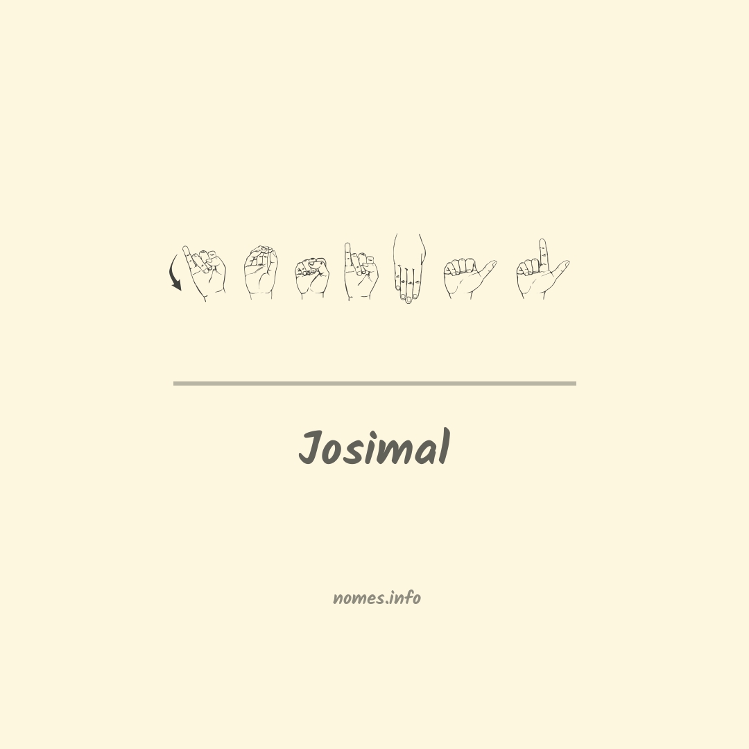 Josimal em Libras