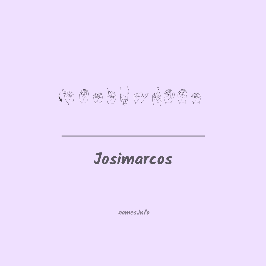 Josimarcos em Libras