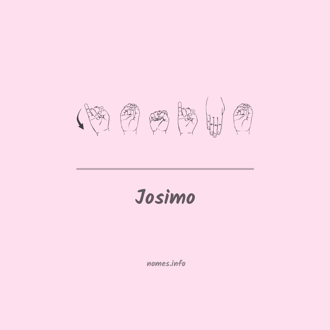 Josimo em Libras