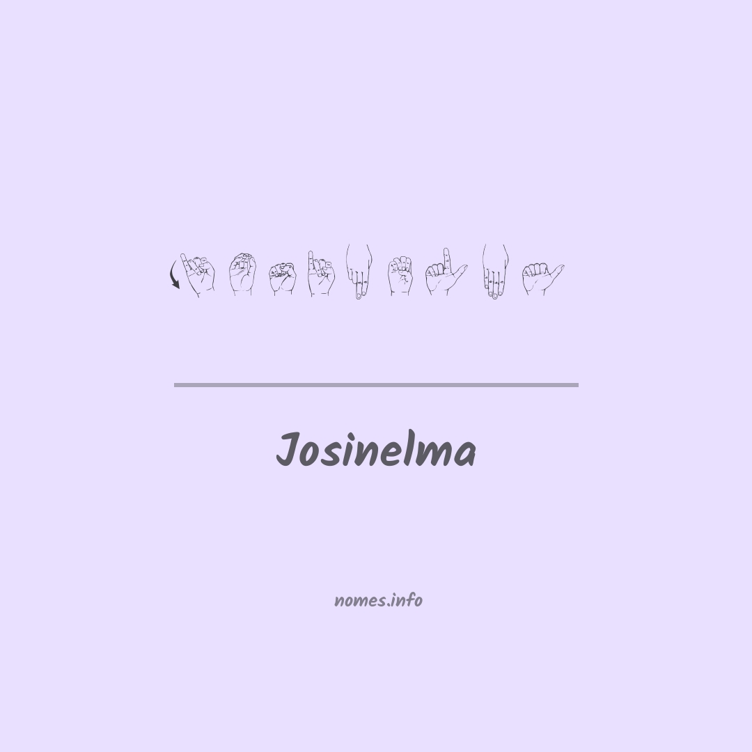 Josinelma em Libras