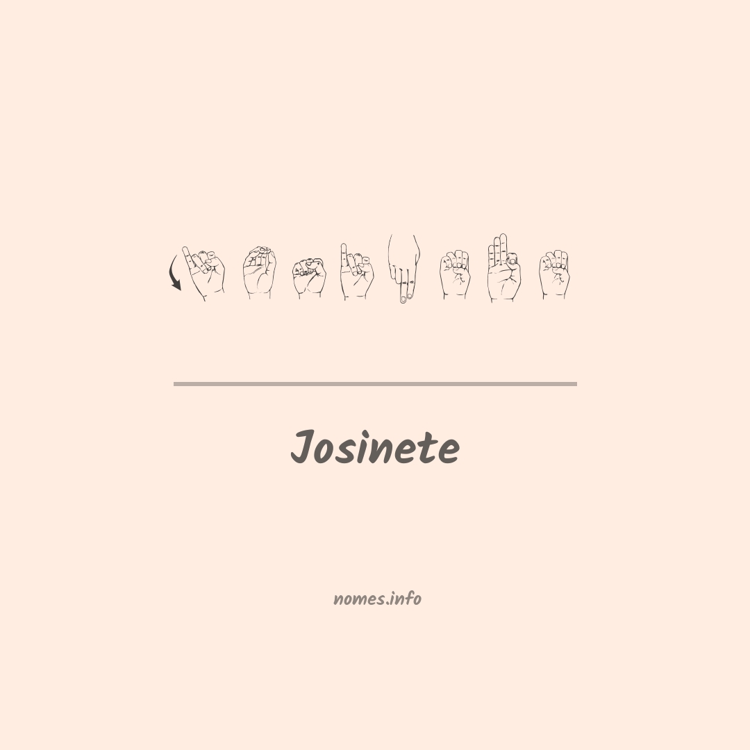 Josinete em Libras