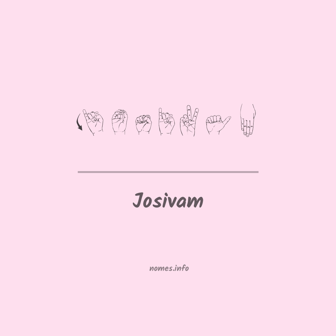 Josivam em Libras