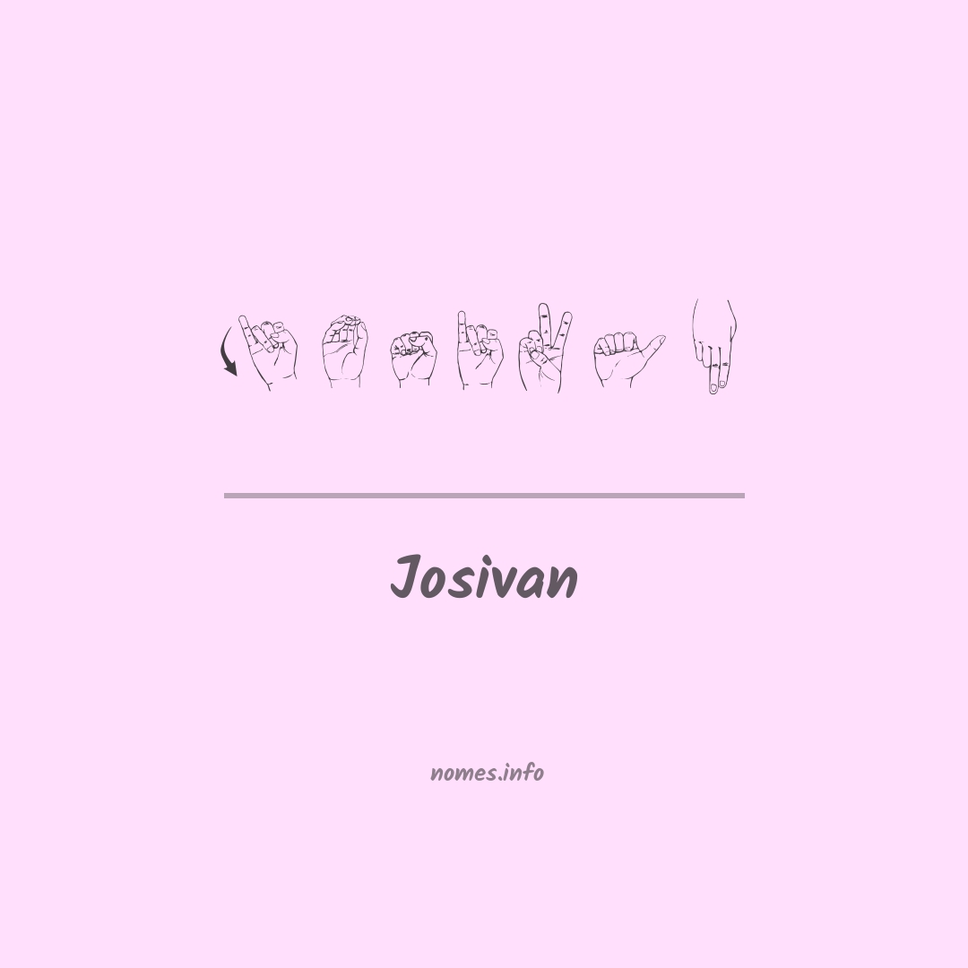 Josivan em Libras