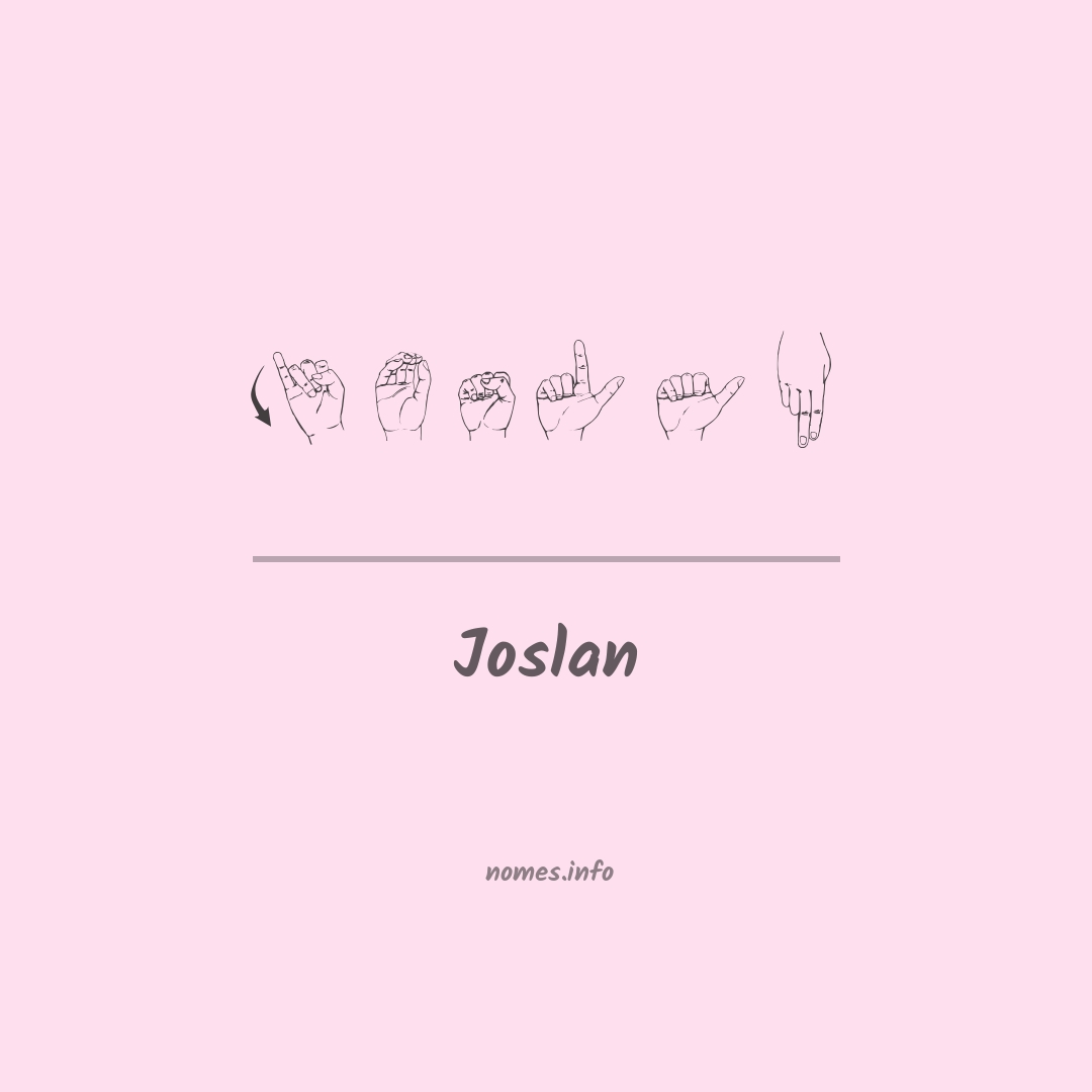 Joslan em Libras