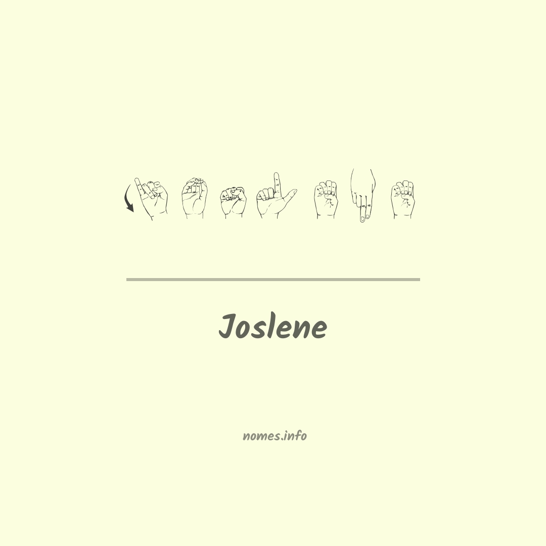 Joslene em Libras
