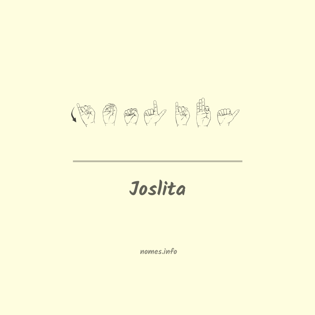 Joslita em Libras