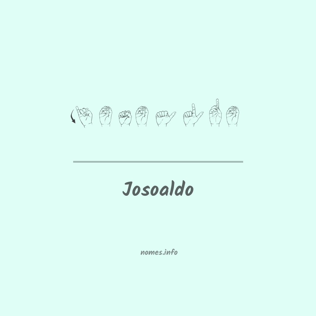 Josoaldo em Libras