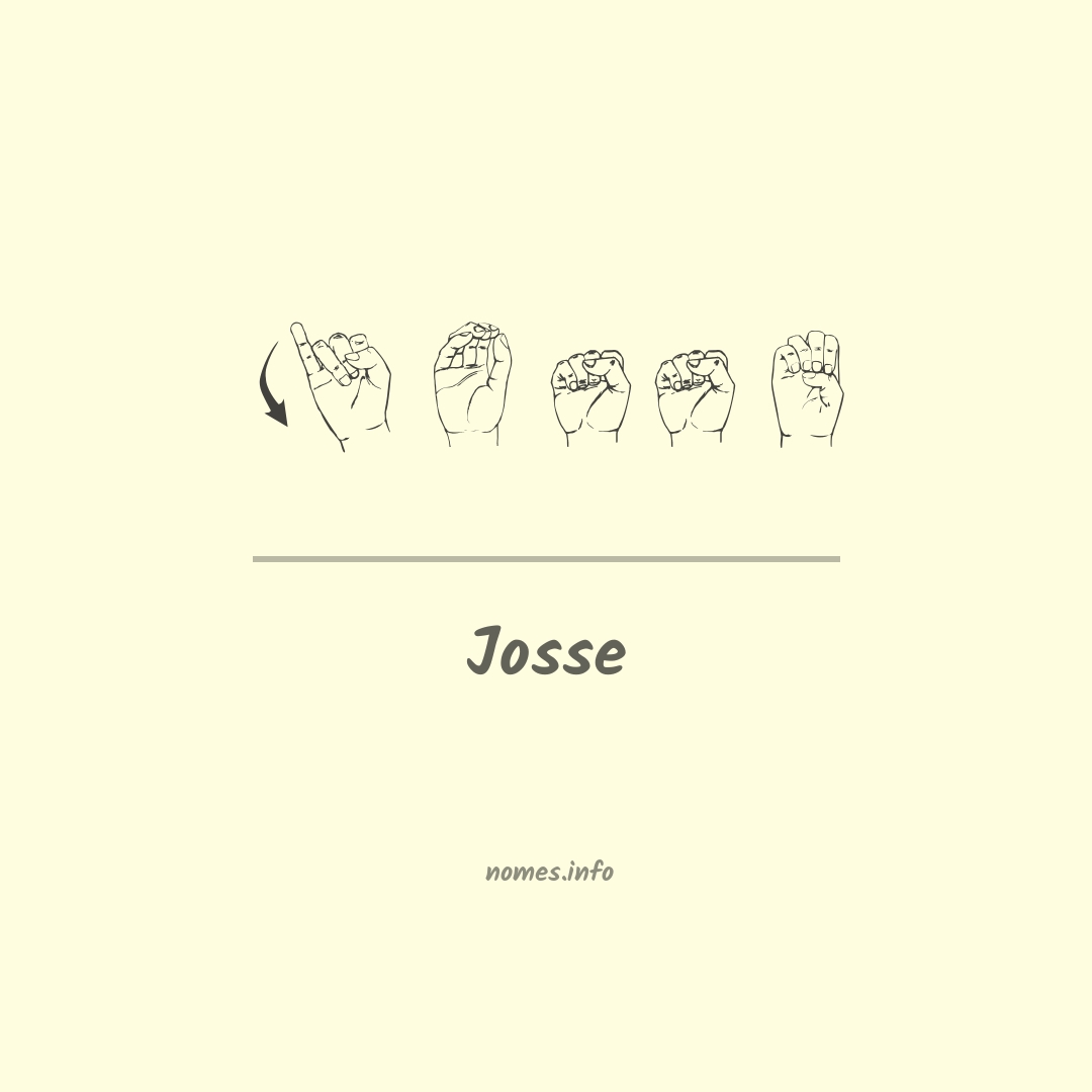 Josse em Libras