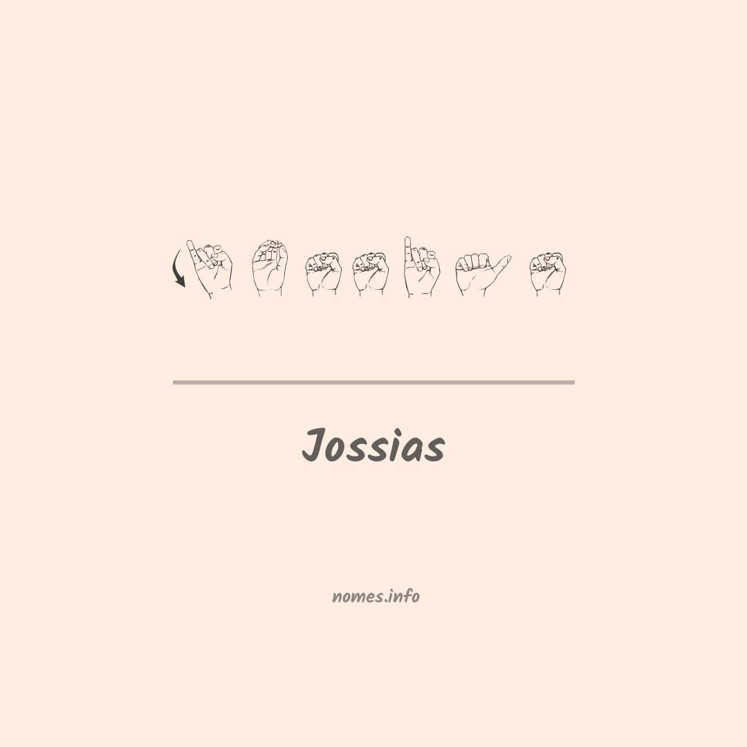 Jossias em Libras