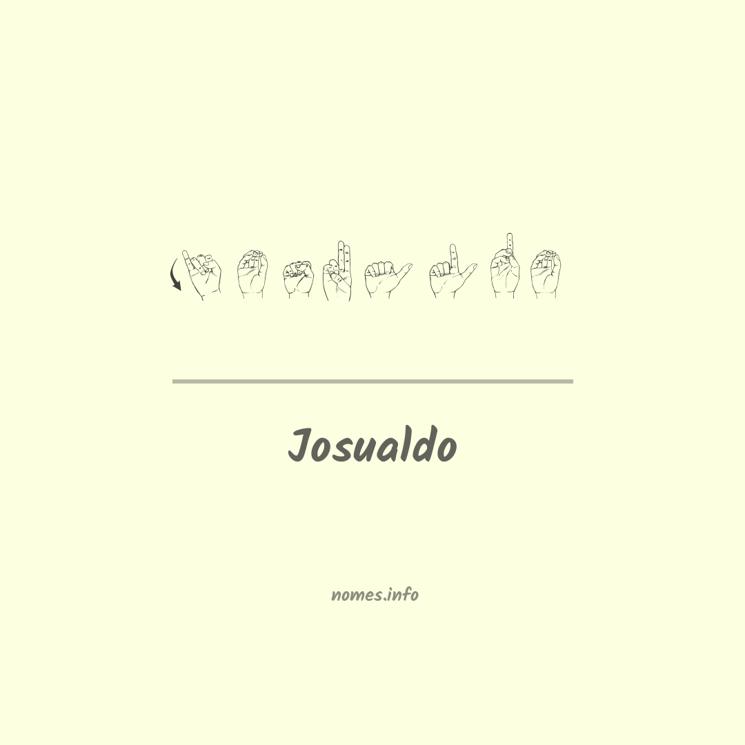 Josualdo em Libras