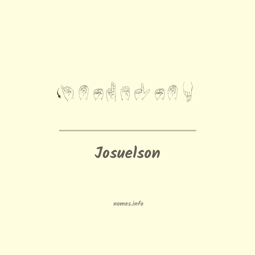 Josuelson em Libras