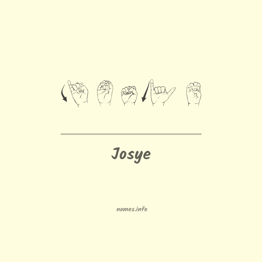 Josye em Libras