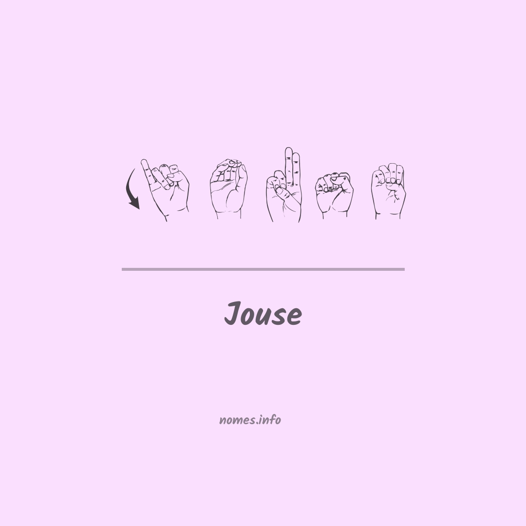 Jouse em Libras