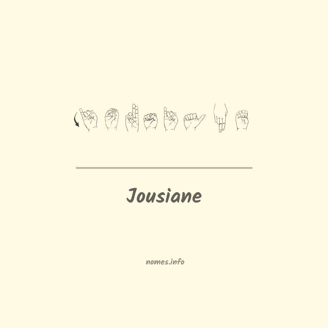 Jousiane em Libras