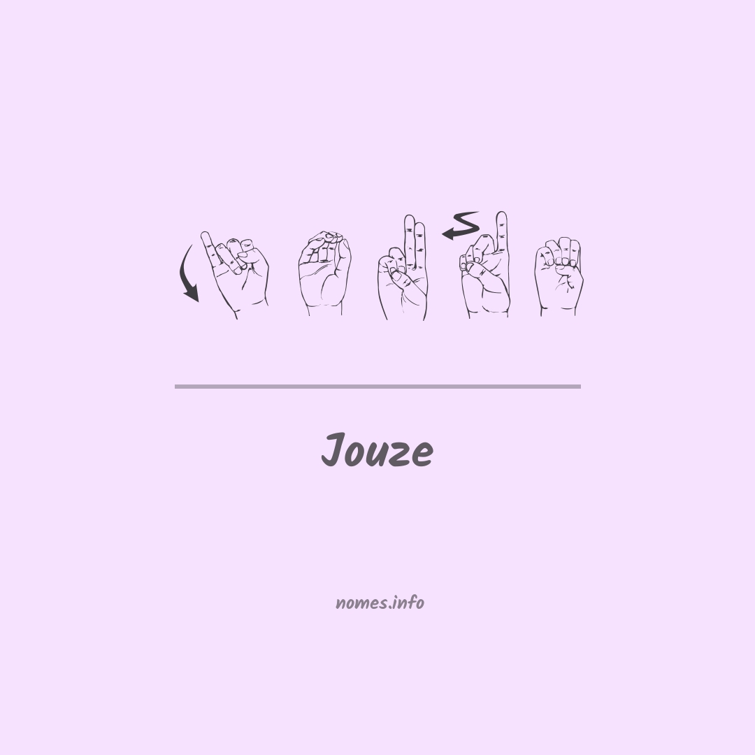 Jouze em Libras