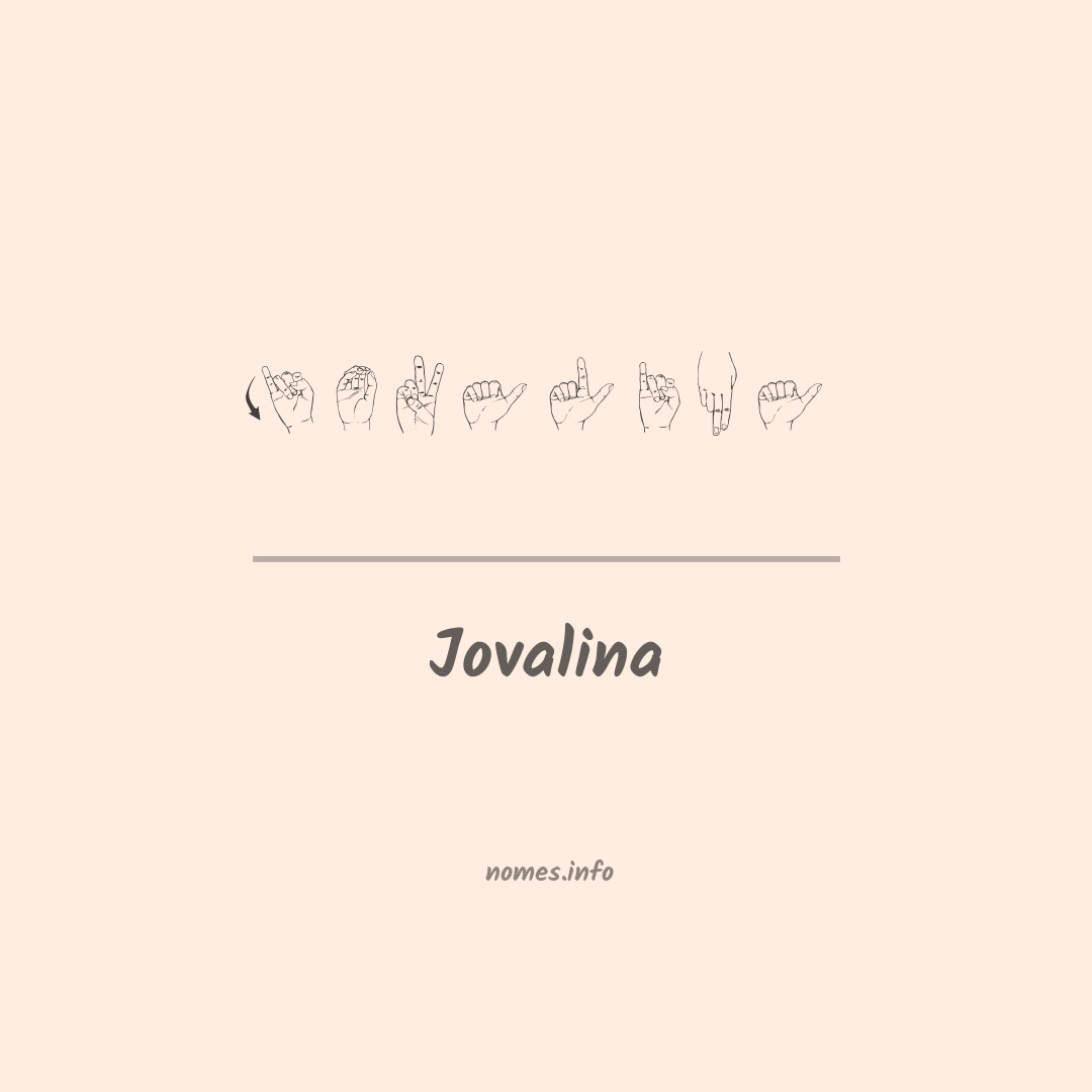 Jovalina em Libras
