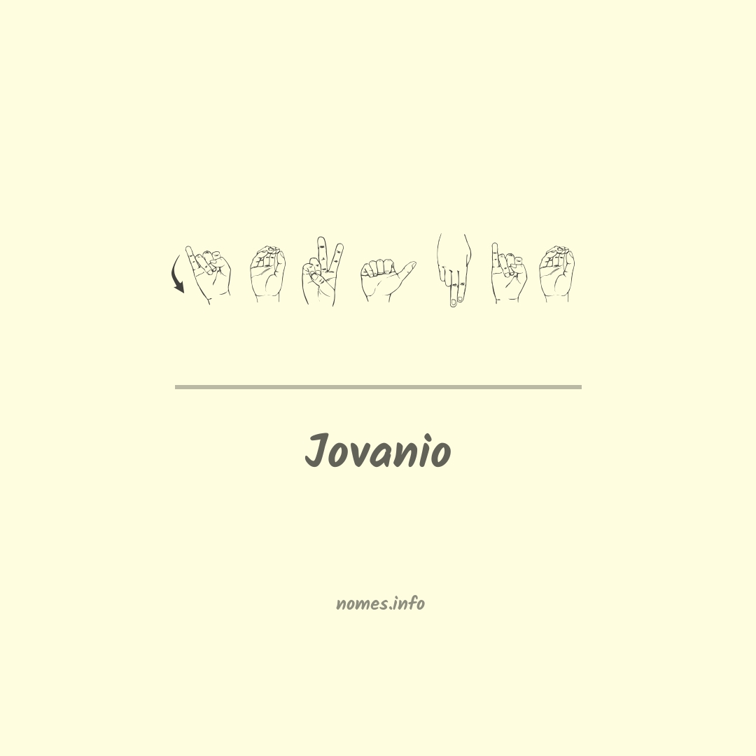 Jovanio em Libras
