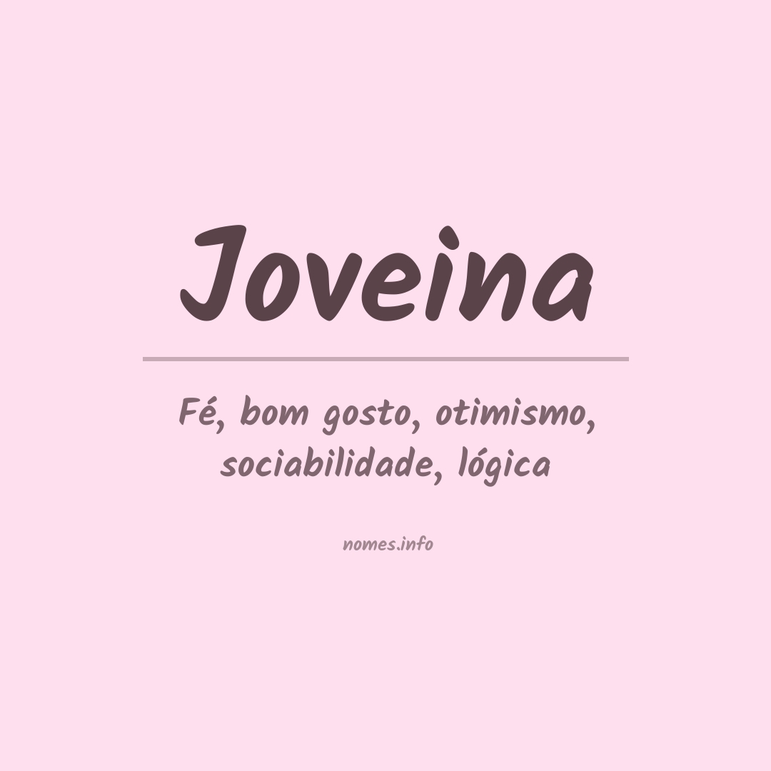 Significado do nome Joveina