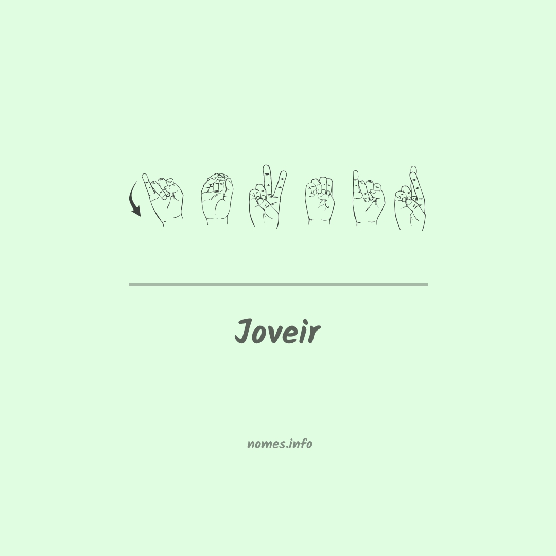 Joveir em Libras Joveir em Libras