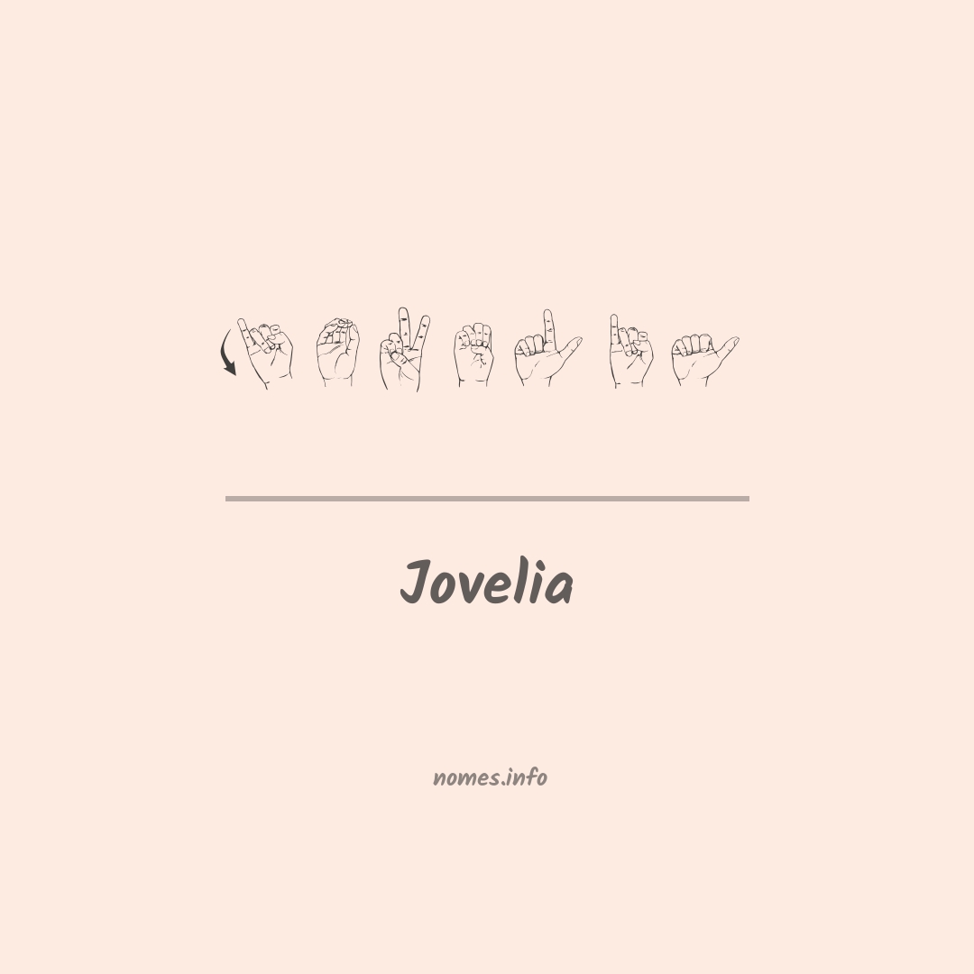 Jovelia em Libras