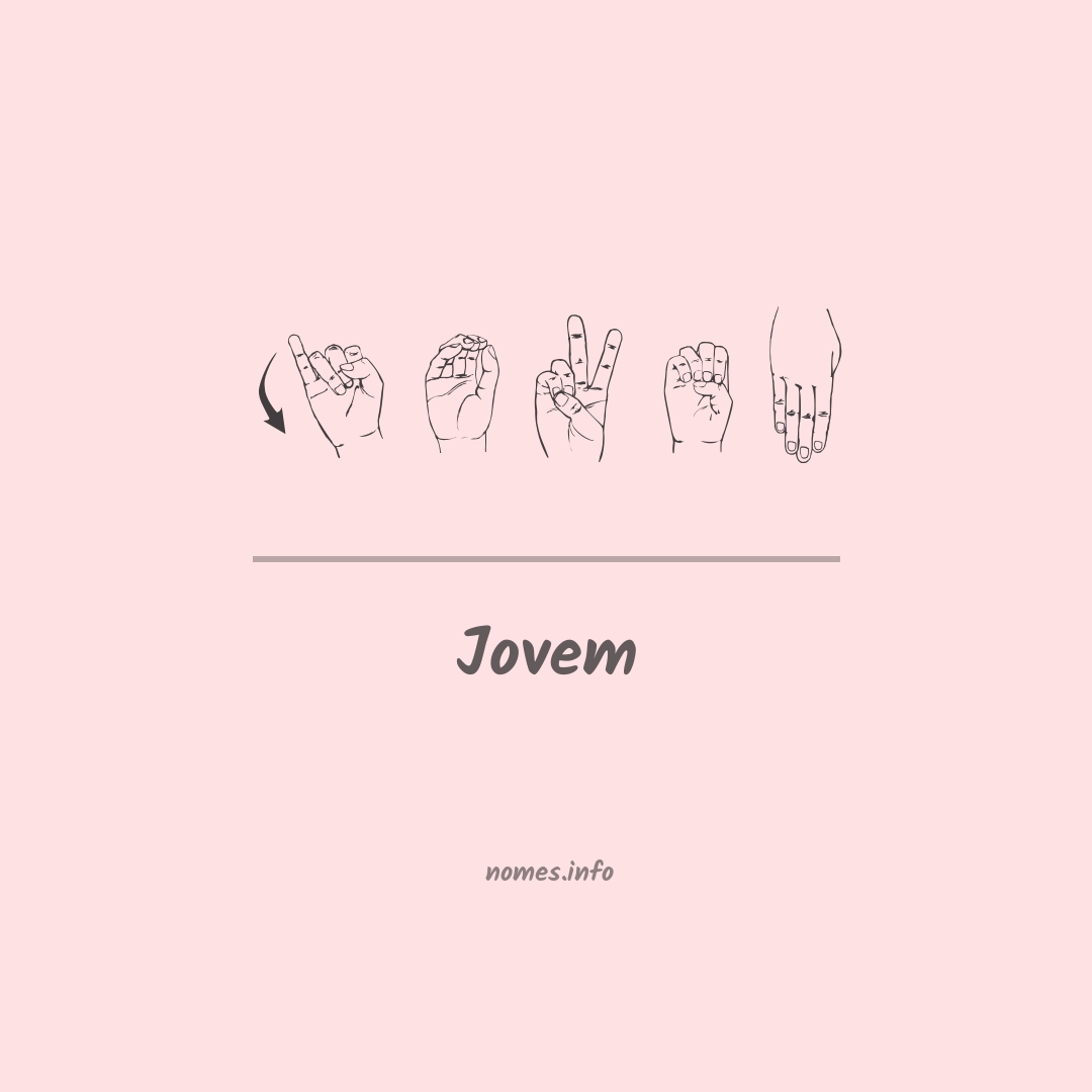 Jovem em Libras